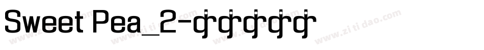 Sweet Pea_2字体转换